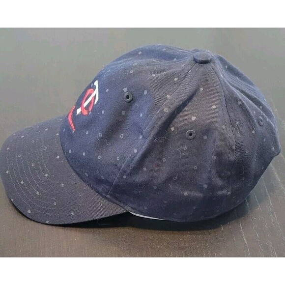Minnesota Twins Nike Club Cap Navy Blue Primetime Print Adjustable Hat Swoosh - Picture 2 of 5
